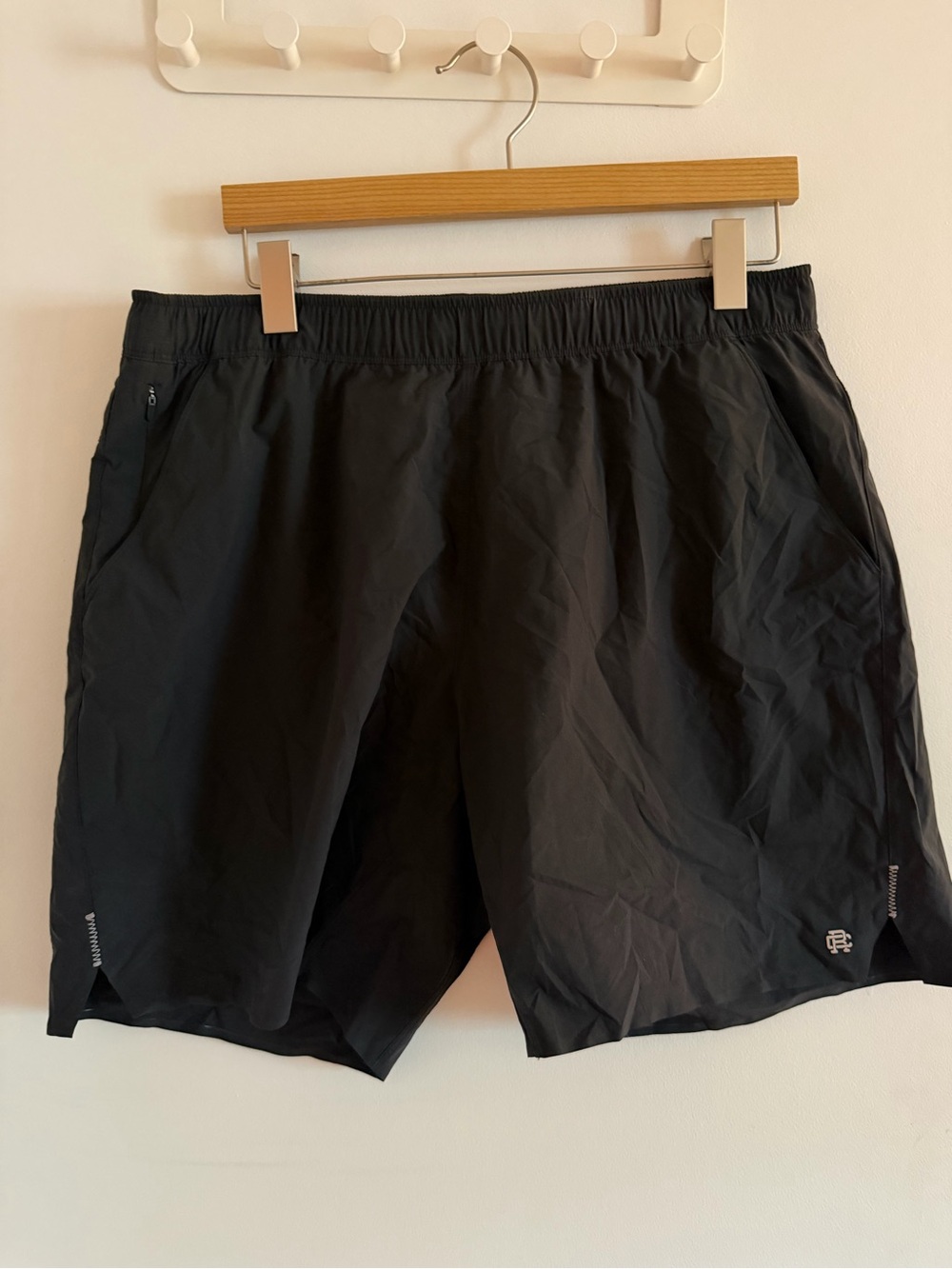 NWT Men's Reigning Champ Black Athletic Shorts
